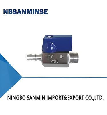 Ball Valve 1/8'' 1/4'' 3/8'' 1/2'' 3/4'' Inch Mini Pneumatic Air Valve M/M ss304 ss316