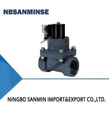 2W Series Pneumatic Solenoid Valve with 15-50mm Orifice for 0.1-0.6 MPa Pilot Type and 0-1.5 m Water Column Direct Action