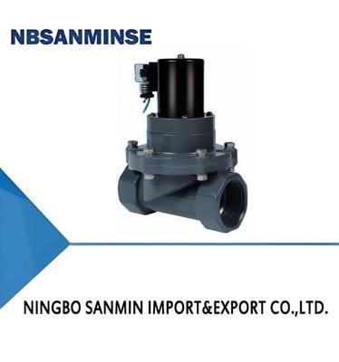 2W Series Pneumatic Solenoid Valve with 15-50mm Orifice for 0.1-0.6 MPa Pilot Type and 0-1.5 m Water Column Direct Action