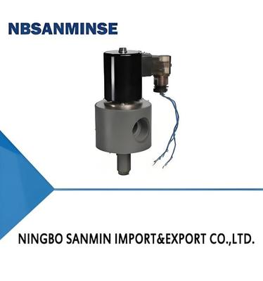 PP/PPH/PVC/PTFE Electromagnetic Solenoid Valve for Ore and Metal Processing with 0 to 1 m Water Column and Max. +60℃ Ambient Temperature
