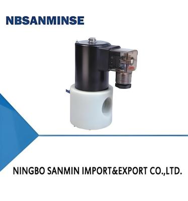 PP/PPH/PVC/PTFE Electromagnetic Solenoid Valve for Ore and Metal Processing with 0 to 1 m Water Column and Max. +60℃ Ambient Temperature