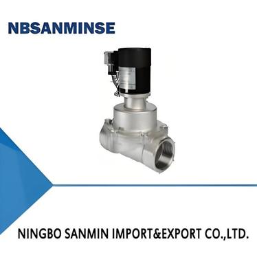 304 Stainless Steel Chemical Solenoid Valve with DC12V-AC380V Voltage and 5-50°C Working Temperature