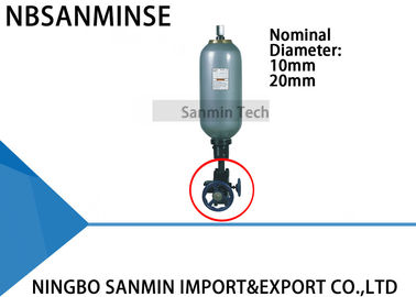 Balance Miter Valve Type 20mm Stop Valve For Hydraulic Bladder Accumulator