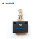 NBSANMINSE ASC G1/8 1/4 3/8 1/2 Precision Flow Control Valve Pneumatic Air Valve Flow Adjusting Normal Temperature