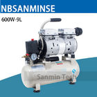 600W - 9L Mini Air Compressor Oilless High Pressure Mute Design Wood Working Home Application AC220V High Quality Sanmin