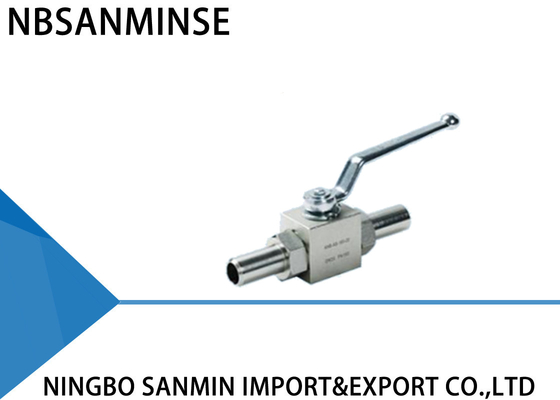 Hydraulic High Pressure 2 Way Ball Valve With Welding Connection