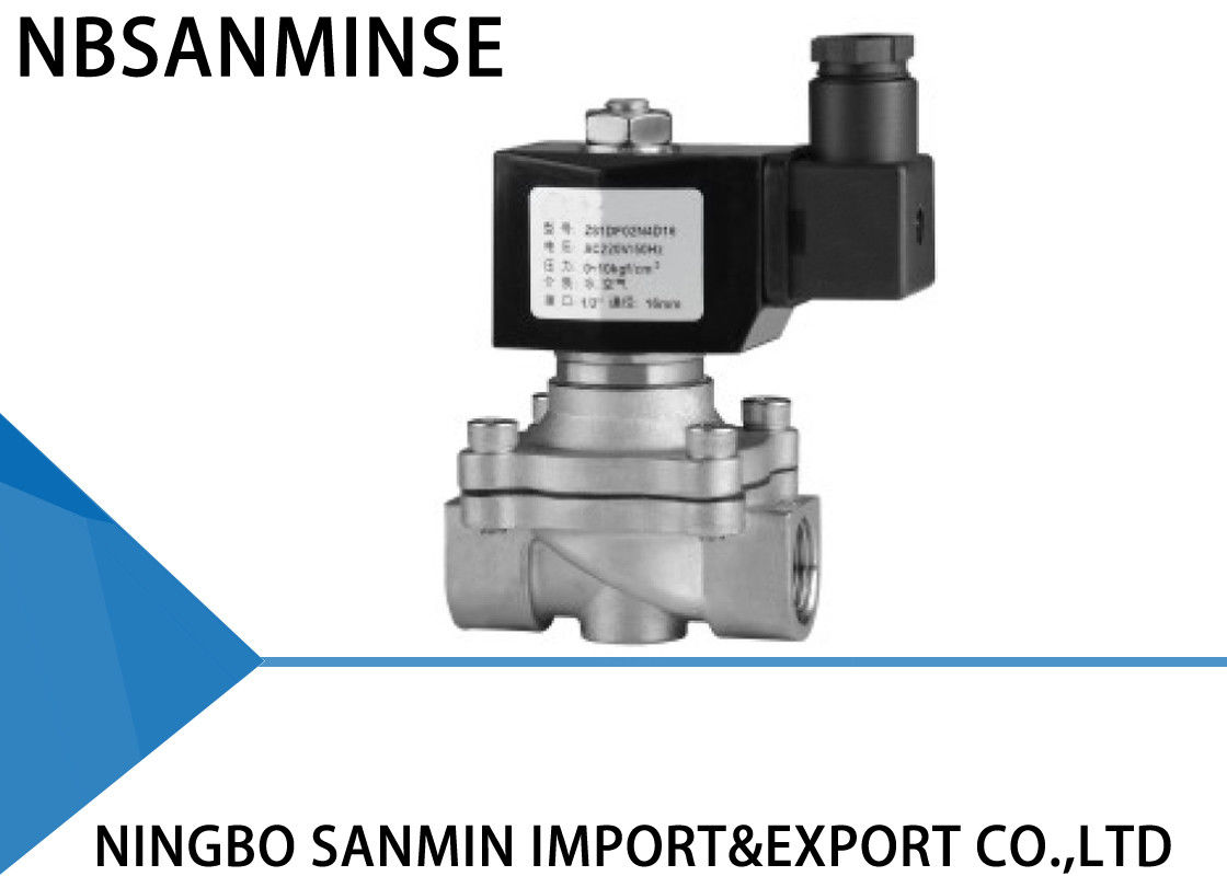 Z4 Stainless Steel Solenoid Valves For Water Direct Acting Solenoid Valve