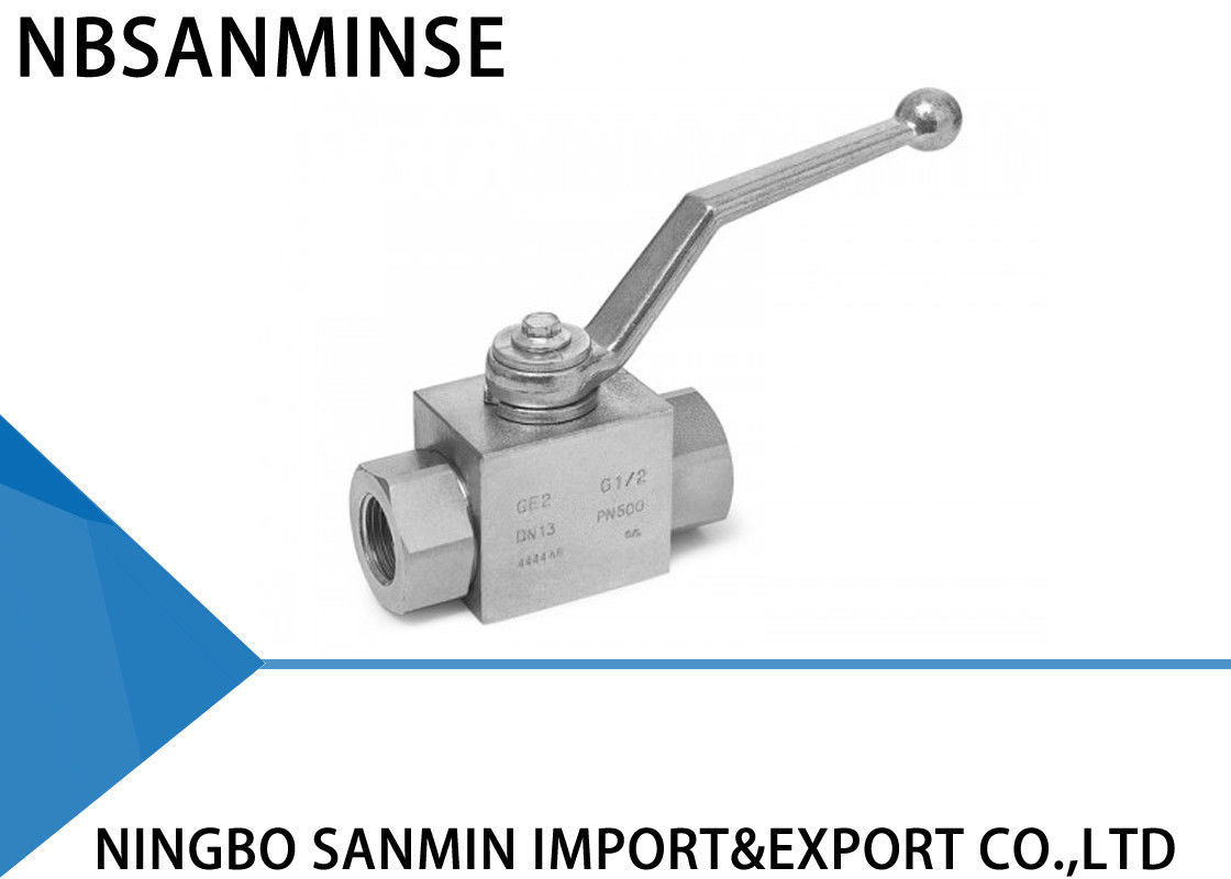 High Pressure Stainless Steel Hydraulic Ball Valve 2 way 1/8&quot; - 2&quot; KBH MKH Series Industry for water oil gas