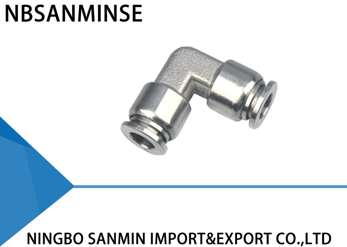 SSV Elbow Stainless Steel Air Fittings , Stainless Steel Pneumatic Fittings