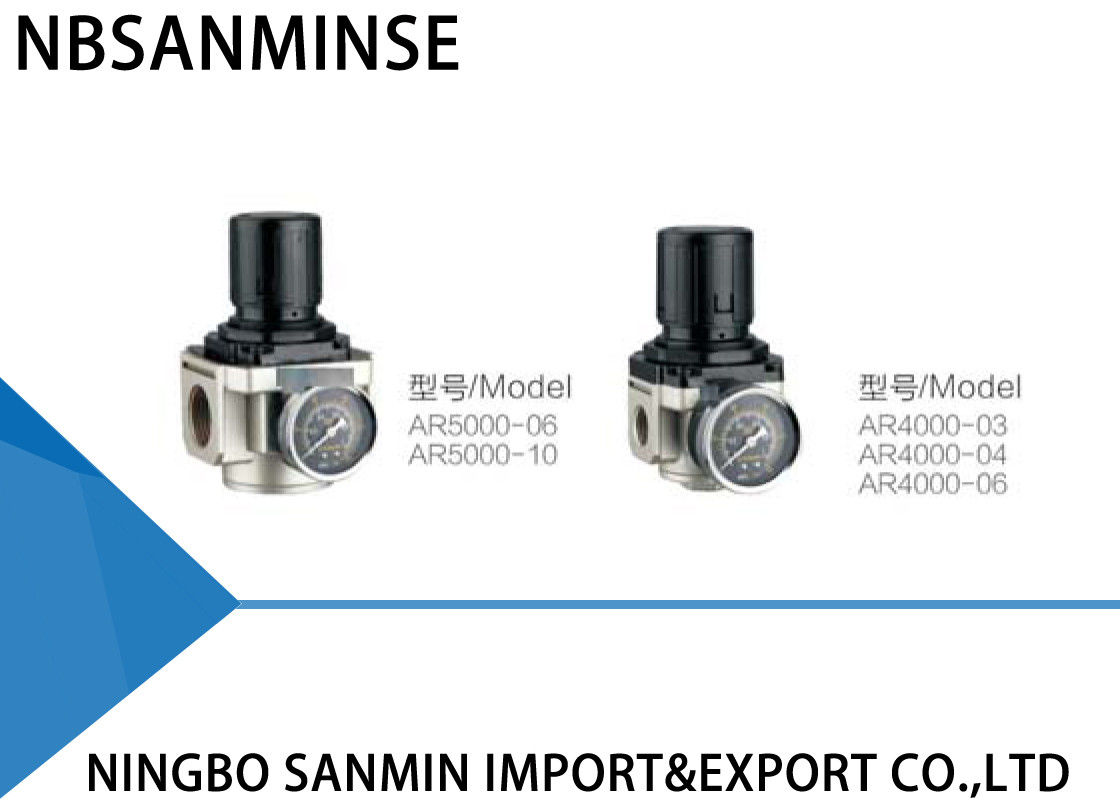 AR Sanmin Pneumatic Air Pressure Regulator 100% Water Test For Automatic Machine