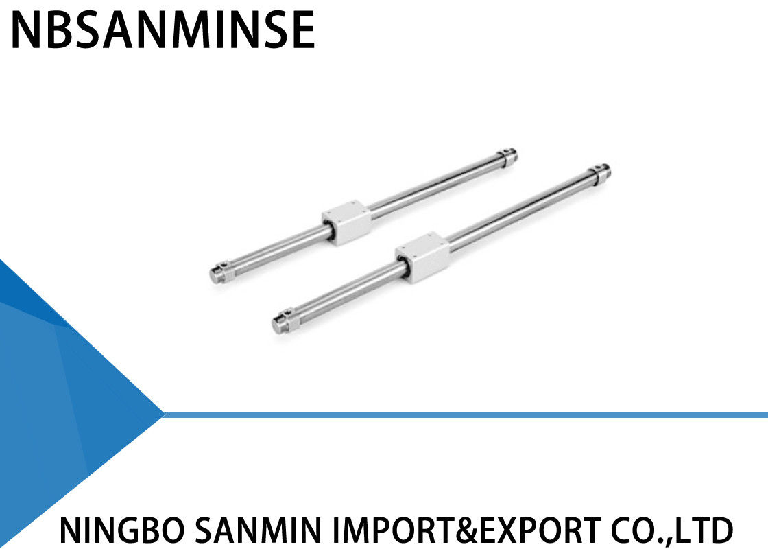 Magnetically Coupled Rodless Cylinder / Basic Type Magnetic Pneumatic Cylinder