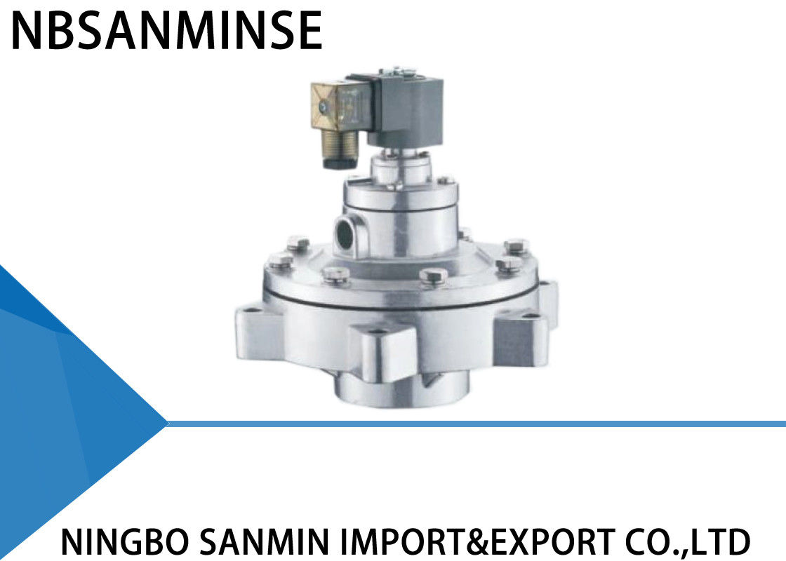 Sanmin  QG-Y-50S Pulse Solenoid Valve Customized  Pressure  0 . 2MPa  - 0 . 6MPa Dust Proof Baghouse Valve GOYEN Type