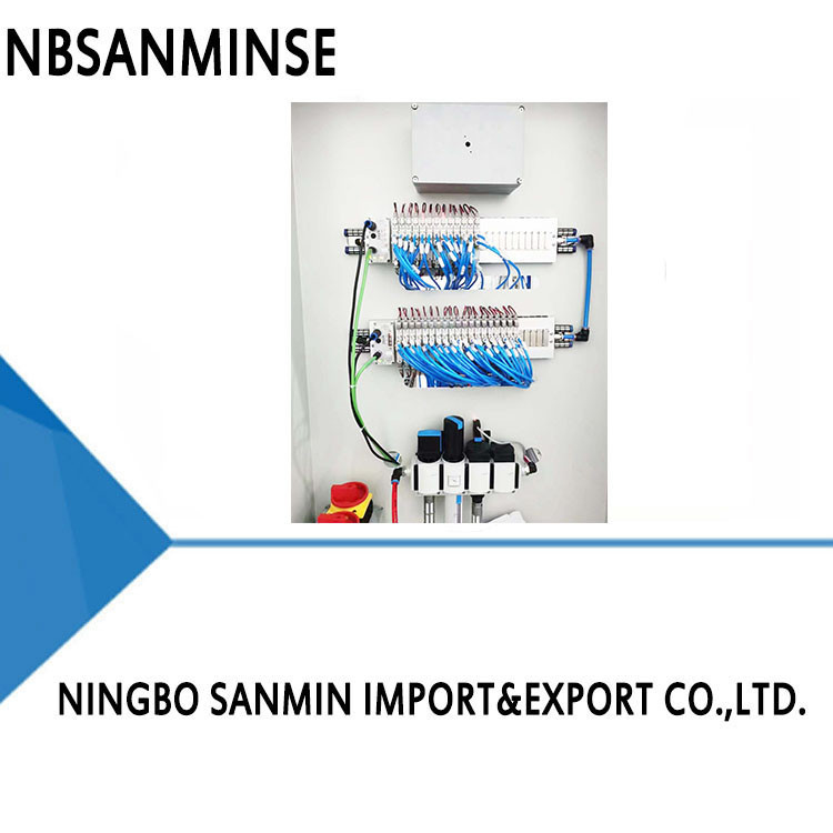 Sanmin Bus Valve Island Solenoid Valve Terminal Design Industry PLC Sensor Application