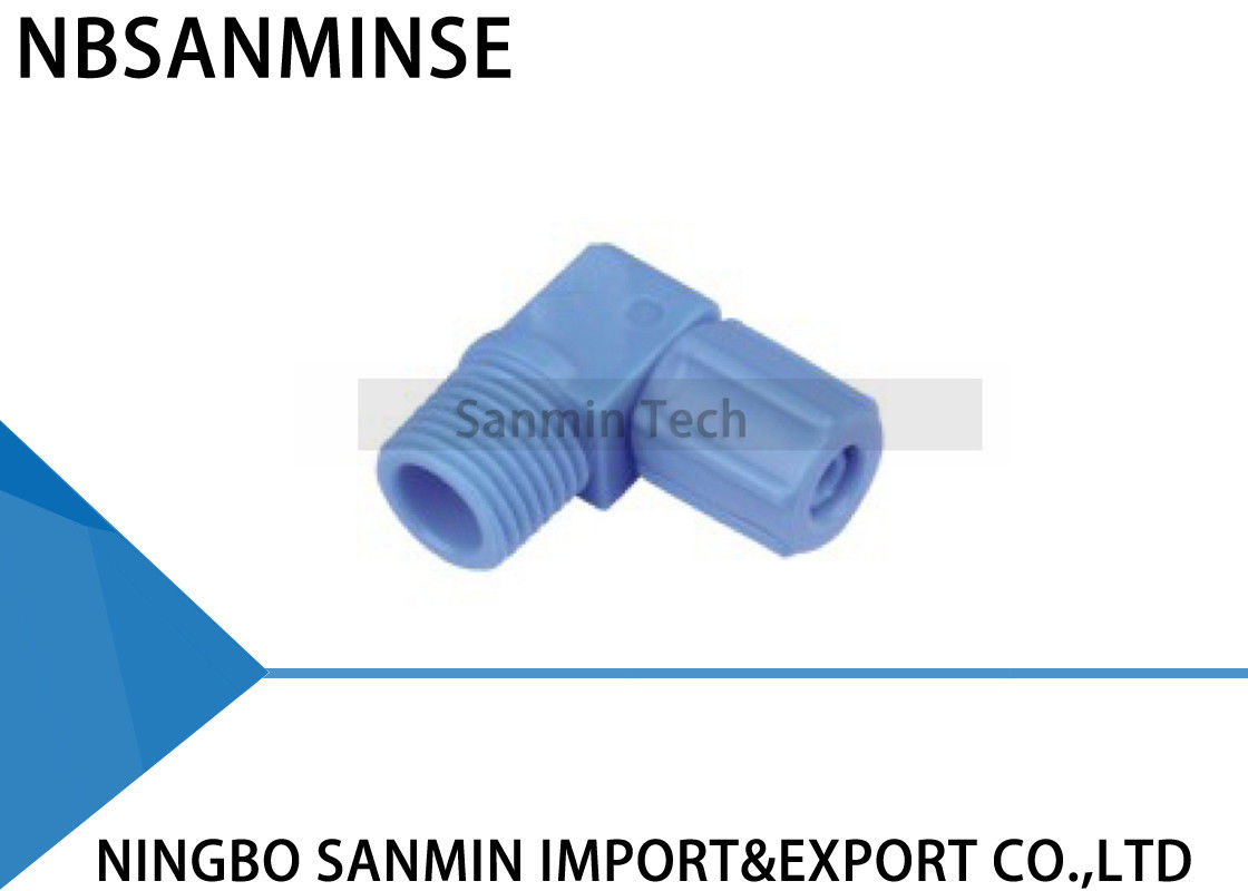 Plastic Mini Fitting PTL Pneumatic Air Fittings , Push To Connect Tube Fittings