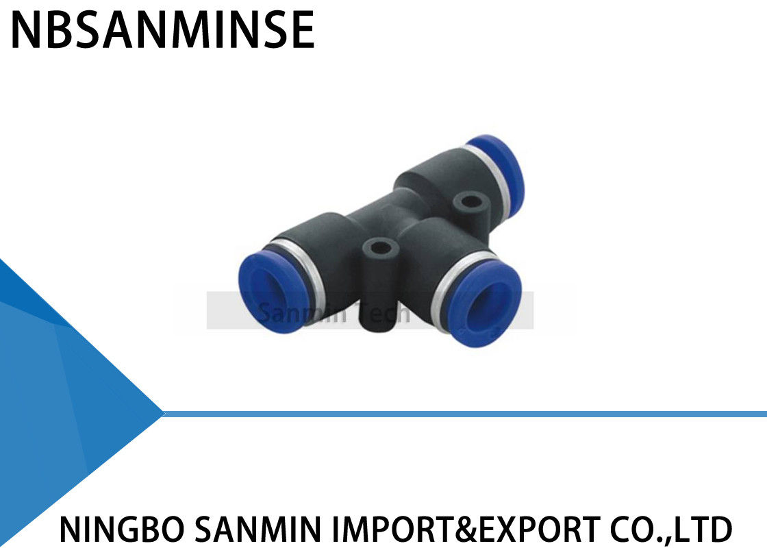 PGT Reducer Connecting Plastic Pneumatic Push In Plastic Reducer Fitting Tube Sanmin