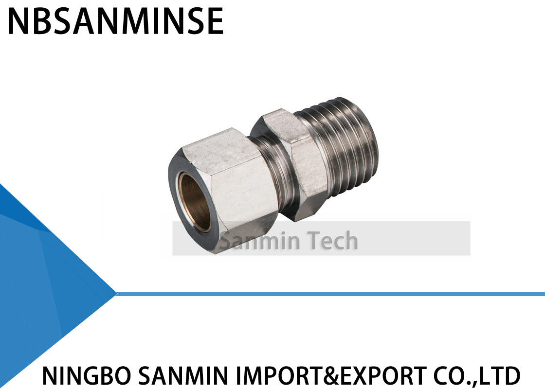 KC Pneumatic Compression Fitting Brass BSPT ( R ) Thread Pneumatic Parts