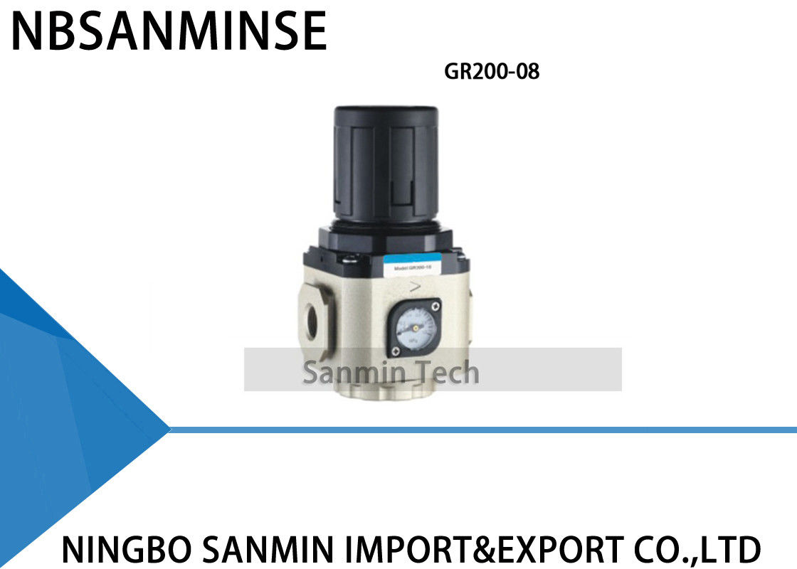 Air Compressor Filter Regulator Sanmin Filter Regulator Lubricator GR200 GR300 One Units