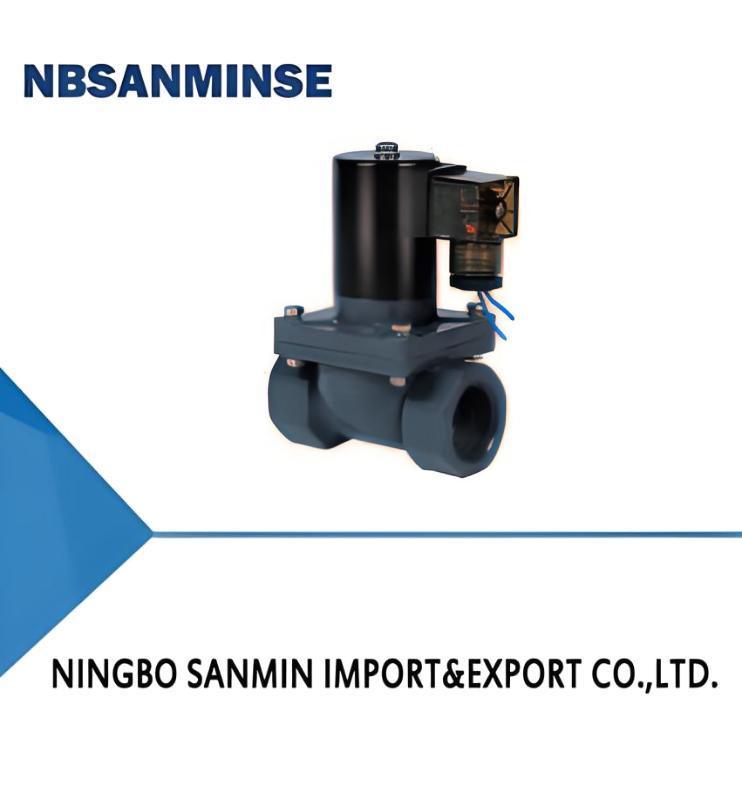 2W Series Pneumatic Solenoid Valve with 15-50mm Orifice for 0.1-0.6 MPa Pilot Type and 0-1.5 m Water Column Direct Action