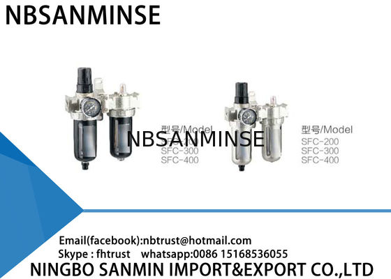 Professional SFC FRL Pneumatic Industrial Air Filter Regulator And Lubricator