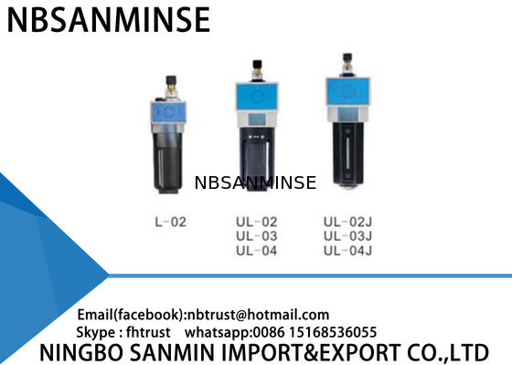 L / UL Sanmin Air Line Filter Regulator Lubricator Air Compressor Regulator Filter