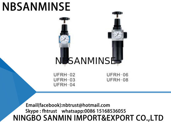 UFRH Adjustable Air Regulator Filter Lubricator - 10℃ - 60℃ Ambient Temperature
