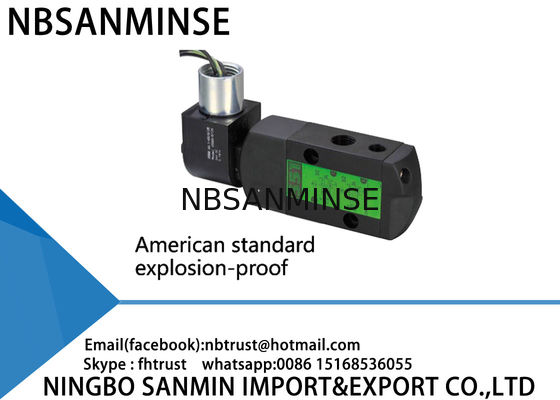 NAMUR551 Series Pneumatic Solenoid Valve Explosion Proof AISCO Type NBR PUR Seal