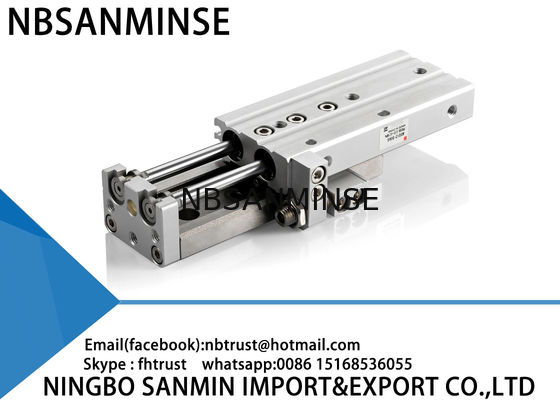 MXQ Air Slide Table Pneumatic Air Cylinder , Telescopic Pneumatic Cylinder SMC