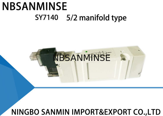 SY7000 Small Smc Solenoid Valve Manifold Mounted Individually High Reliability