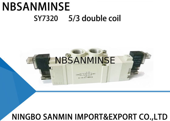 SY7000 Small Smc Solenoid Valve Manifold Mounted Individually High Reliability