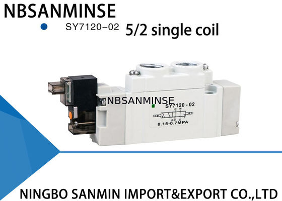SY7000 Small Solenoid Valve Manifold Mounted Individually High Reliability
