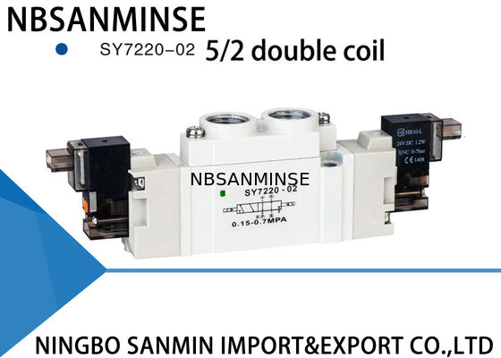 SY7000 Small Solenoid Valve Manifold Mounted Individually High Reliability