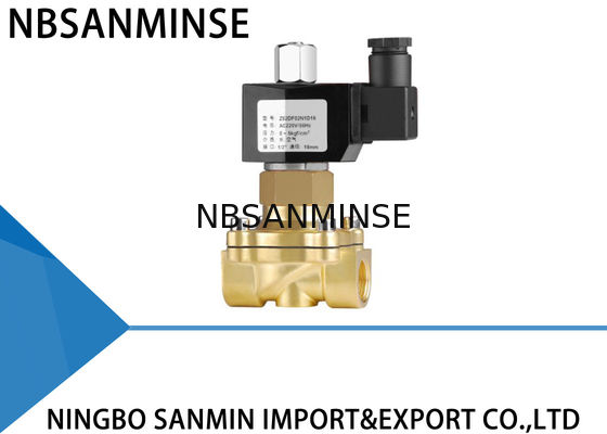 Z6 Anti Explosion Forged Brass Solenoid Valve Normally Open 0 - 65 ℃ Temperature