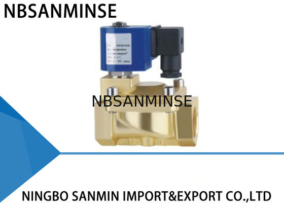 P6 Two Way Forged Brass Solenoid Valve Pilot Operated Solenoid Valve