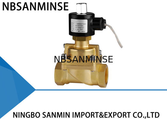 A3 Low Voltage Fluid Brass Solenoid Valve Two Way 0 . 5 - 10 kgf / cm ² Pressure