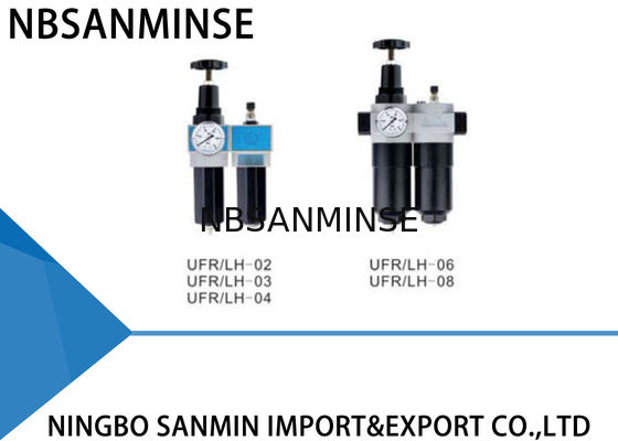 UFR / LH SMC FRL Unit In Pneumatic System Air Pressure Regulator And Filter