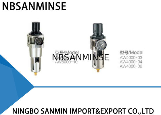AW Instrument Air Filter Regulator Lubricator 0 . 15MPa - 0 . 85MPa Operating Pressure