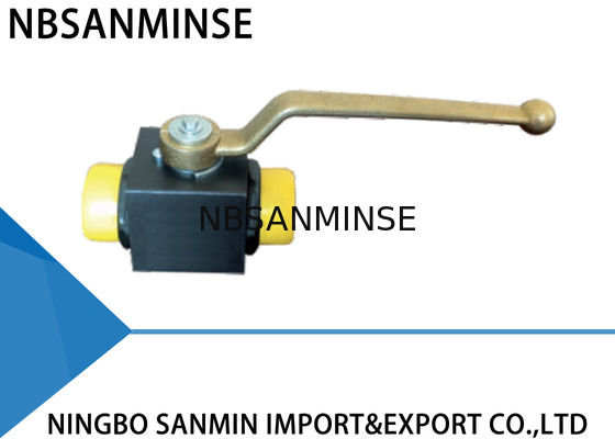 Manual Carbon Steel / Brass Hydraulic Ball Valve NBR VITON Seal Type ISO9001 Certification