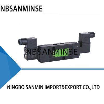 Double Coil  Pneumatic Solenoid Control Valve Spool Valve Spacer Type NBR PUR Seal  IP65