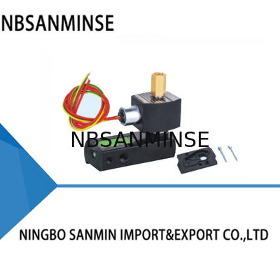 NBR PUR Seal Slide Sleeve Pneumatic Solenoid Valve 0.2 - 1.0Mpa