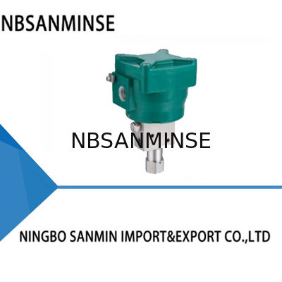 SANMIN 2 Position 3 Way Direct Acting Explosion Proof Solenoid Valve 0-1.0Mpa HNBR+PUR Seal  Aluminum Housing  SUS316L