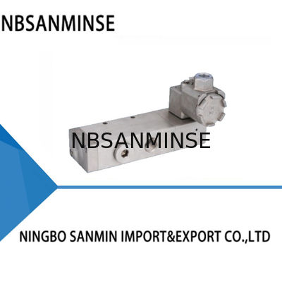 SANMIN SUS316L Stainless Steel Pipe Type Explosion Proof Solenoid Valve 0.2-1.0Mpa 3.5W