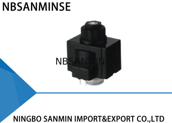 Hydraulic Solenoid Valve Coil with 220V Rated Voltage 50N Rated Suction and IP65 Protection Class