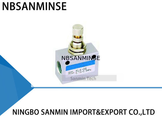 Aluminum Alloy Pneumatic Mechanical Valve with G Thread Flow Rate Control for Air 0.05 ~ 0.95 MPa -5 ~ 60 ℃