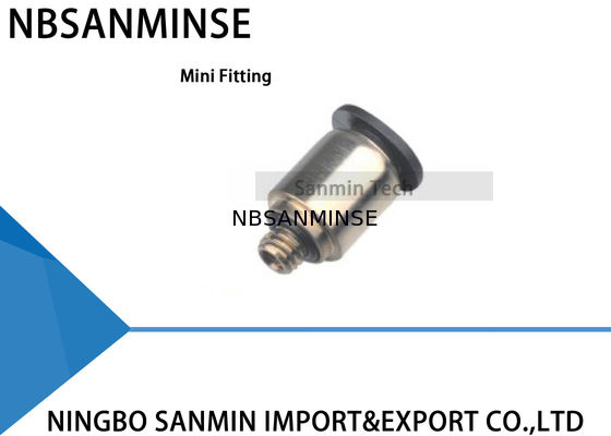 POC - C Push In Compact One Touch Fitting Pneumatic Air Fittings Round Male Straight Sanmin