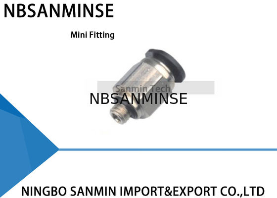 PC - C Compact One Touch Fitting Mini Fittings Pneumatic Push In Pneumatic Air Male Straight Fitting Sanmin