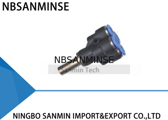 PXJ Pneumatic Push Connect Fittings  Double Y Air Quick Connector Joint High Quality Sanmin