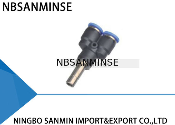 PYJ 3 Way Pneumatic Equal Tee Y Pipe Connector One Touch Push In Plastic Air Fittings High Quality Sanmin