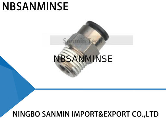 PCP All Brass Body With Plastic Sleeve Push - In Fitting Pneumatic Pipe Fittings