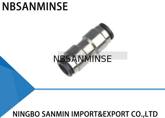 PUP Pneumatic Air Fittings With Plastic Sleeve Push - In Fitting Union Straight