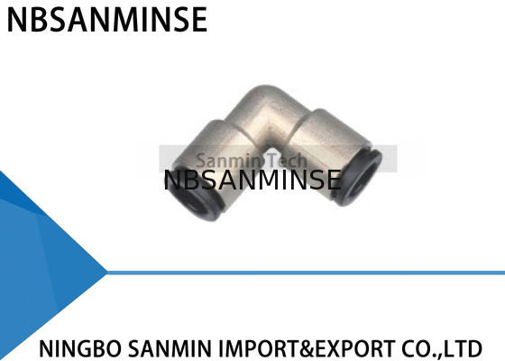 PVP All Brass Body Plastic Sleeve Pneumatic Air Fittings , Push To Connect Air Fittings